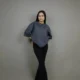 Steel Grey Basic Oversized T-shirt - XS