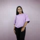 Lilac Oversized T-Shirt - XS