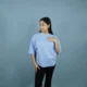 Electric Blue Oversized T-Shirt - XS