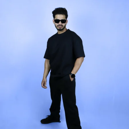 Black Basic Oversized T-shirt