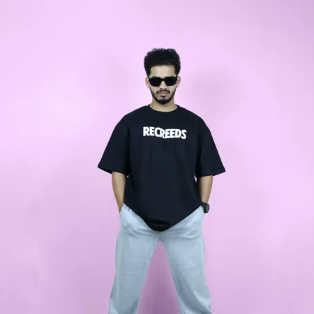 Black Crew Heavyweight Oversized T-Shirt