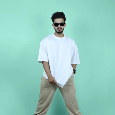 White Basic Oversized T-shirt