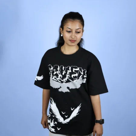 Black Raven Oversized T-shirt