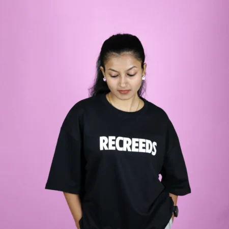 Black Crew Heavyweight Oversized T-Shirt